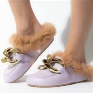 MATA HOT CHOCOLATE LAVANDAR SLIDE SHOES 6